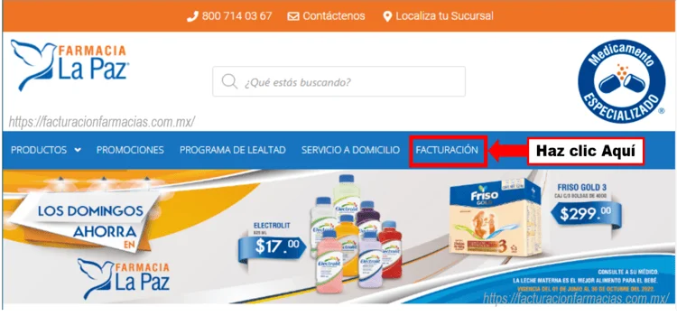 facturacion en farmacia la paz 1
