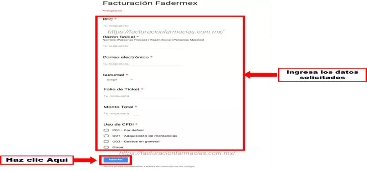 facturacion en fadermex 2