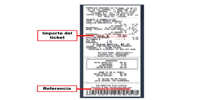 facturacion en farmacias roma 3