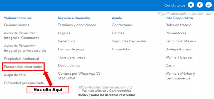 facturacion en walmart 1