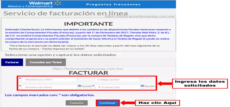 facturacion en walmart 3