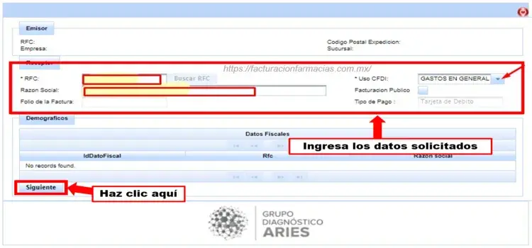 Facturación en Olab