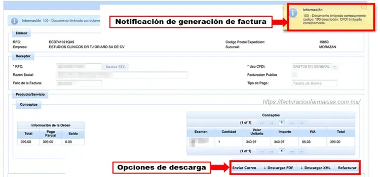 Facturación en Olab