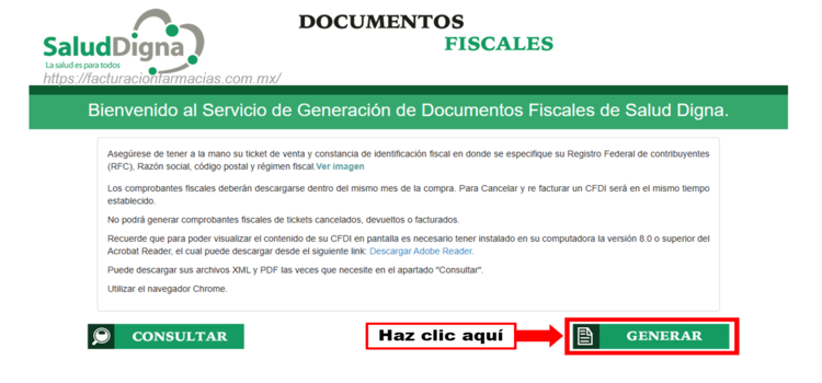 Facturación en Salud Digna