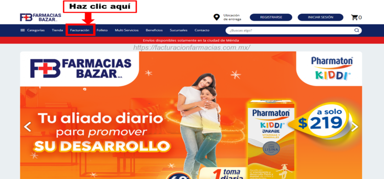 Facturación en Farmacias Bazar