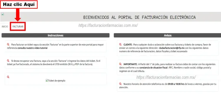 Facturación en farmacias Santa Cruz