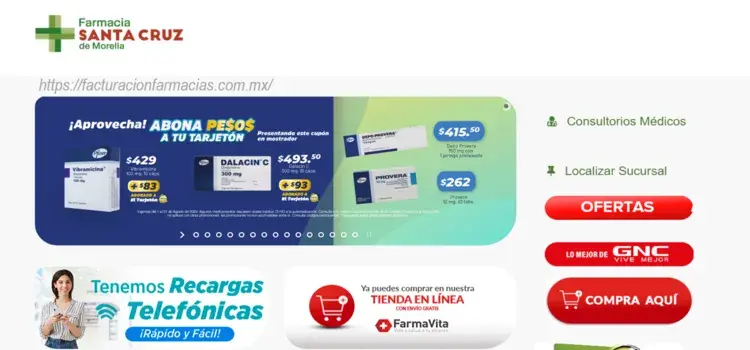 Facturación en farmacias Santa Cruz